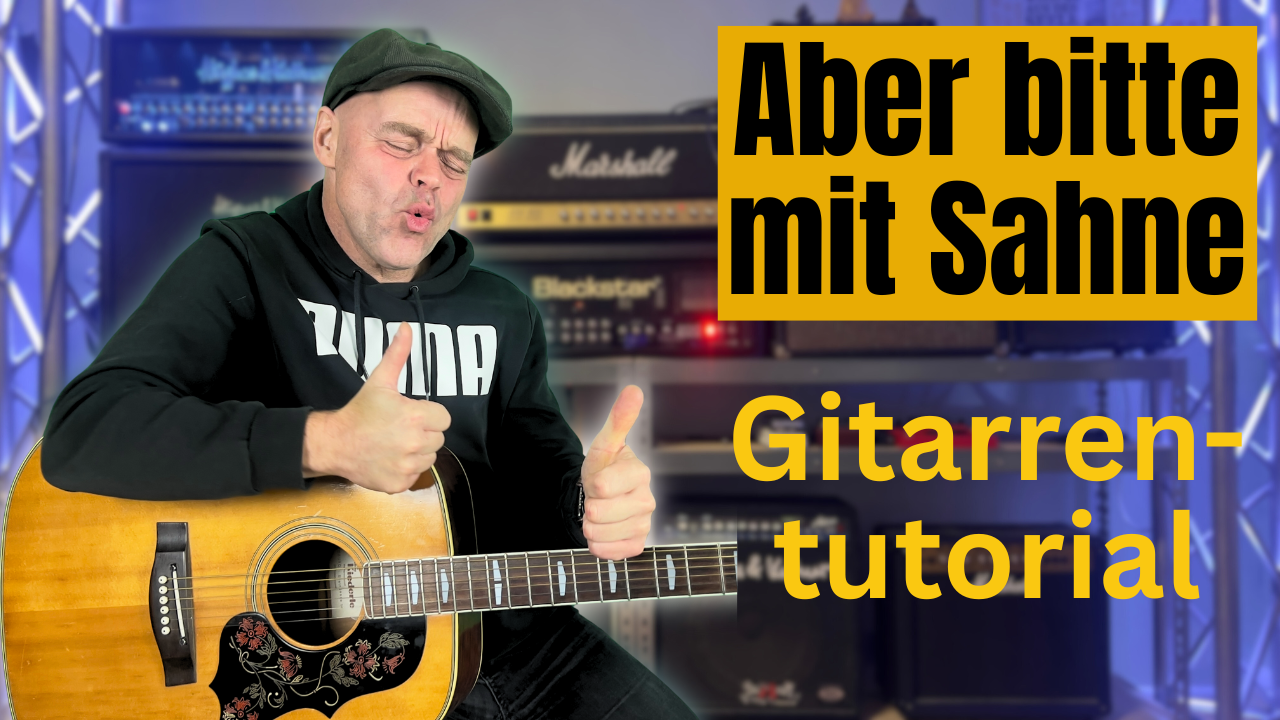 Mehr über den Artikel erfahren Aber bitte mit Sahne Gitarre – So gelingt Dir dieser Song! 🍰🎸