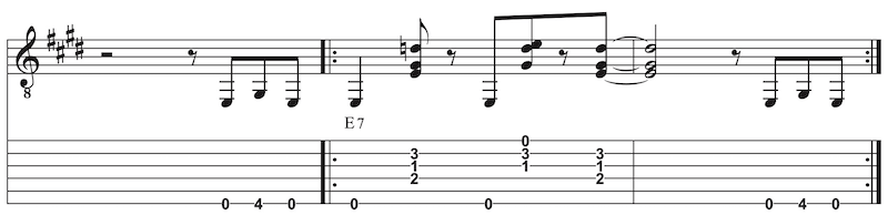 Dominant 7 Riff