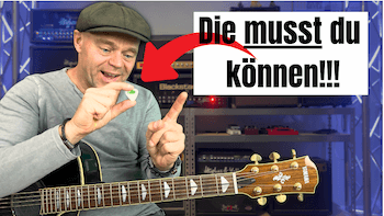 Mehr über den Artikel erfahren Schlagmuster Gitarre die Begleitmuster brauchst du mit Plektrum