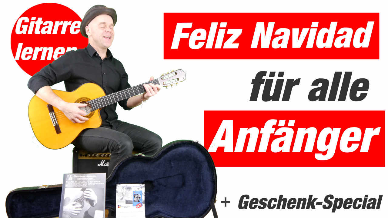 Mehr über den Artikel erfahren Feliz Navidad Gitarre Akkorde | Weihnachtslieder für Gitarre