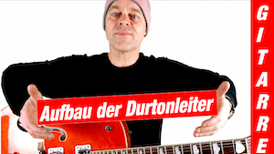 Read more about the article Aufbau der Durtonleiter auf der Gitarre
