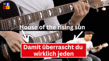 Mehr über den Artikel erfahren House of the rising sun als komplettes Solo-Arrangement