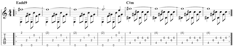 Travis Picking Muster