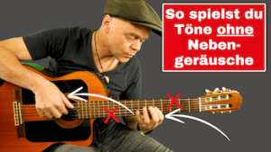 Read more about the article Gitarre abdämpfen der Saiten bei Melodie spielen 