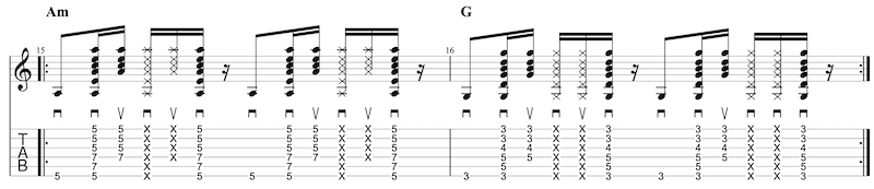 Groove #8 Reggae Gitarre Anschlagtechnik
