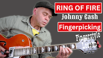 Mehr über den Artikel erfahren Ring of Fire | Travis picking | Fingerstyle Gitarre