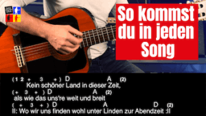 Mehr über den Artikel erfahren Singen zur Gitarre – Lieder zur Gitarre begleiten