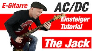 Read more about the article The Jack ACDC Gitarre | Einsteigerlesson E Gitarre lernen | Einfache Songs für E-Gitarre Anfänger