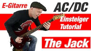 Mehr über den Artikel erfahren The Jack ACDC Gitarre | Einsteigerlesson E Gitarre lernen | Einfache Songs für E-Gitarre Anfänger