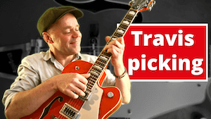 Mehr über den Artikel erfahren Country Gitarre lernen | Travis picking | This land is your land | Akkorde und Melodie gleichzeitig spielen