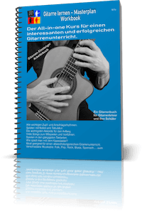 Gitarre lernen Masterplan Arbeitsbuch