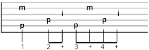 Folkpicking Gitarre