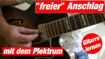 Mehr über den Artikel erfahren Saiten anschlagen Plektrum – Gitarre mit Plektrum spielen