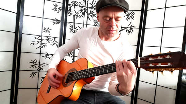 Haltung Gitarre zu schräg